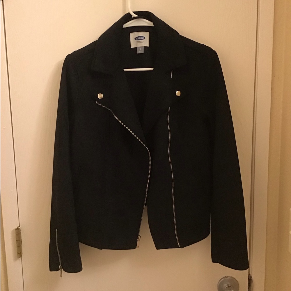 Old Navy Faux Suede Moto Jacket